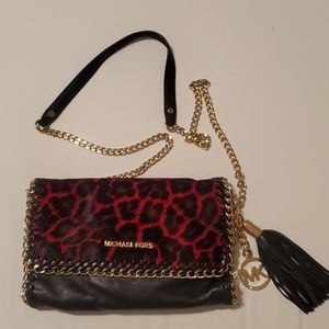 Michael Kors Leopard Clutch